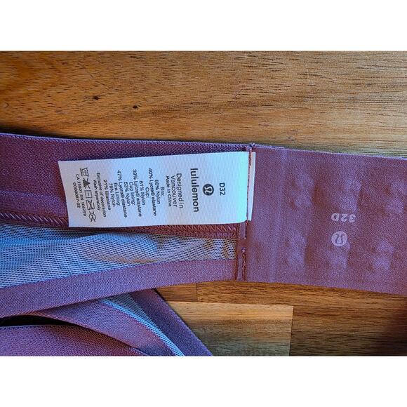 NWT Lululemon Awake to Lace Bra – 32D | Plum Purple | Light Support Bralette - Picture 5 of 9